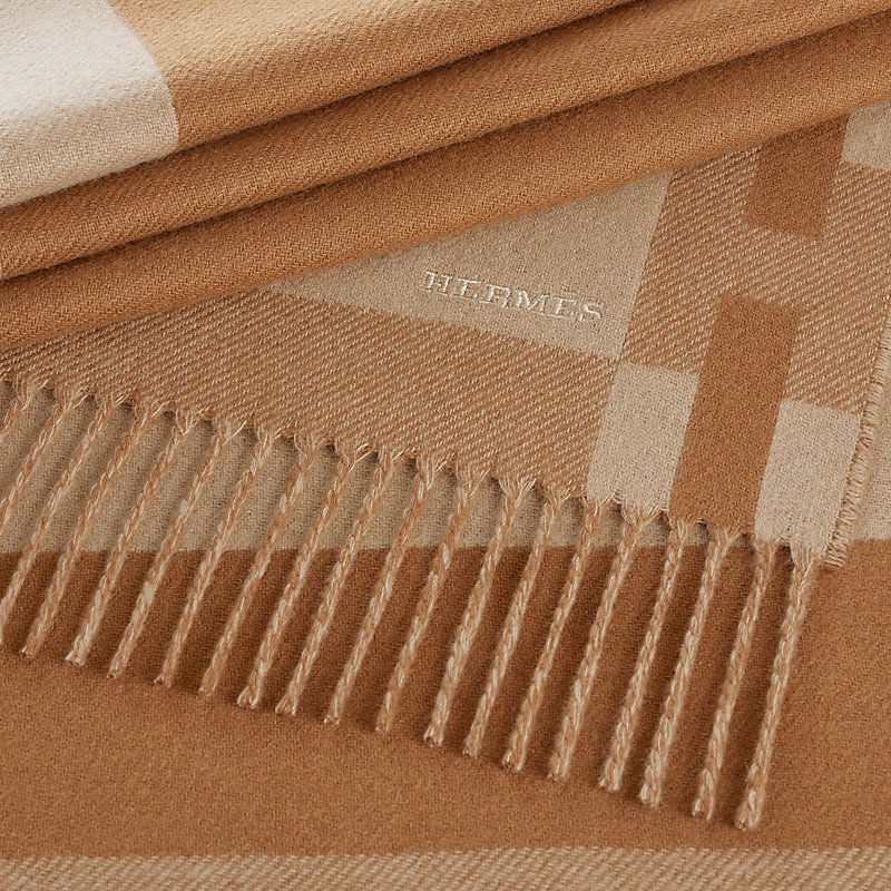 H Passant scarf - Blue | Hermès USA